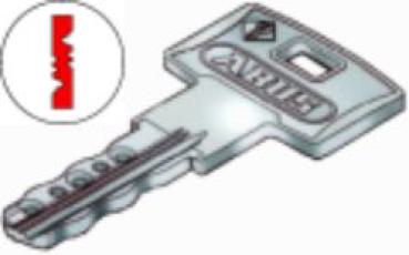 Wavy Line Profilzylinder 35-35mm, N+G, inkl. 5 Schlüssel - Kopie